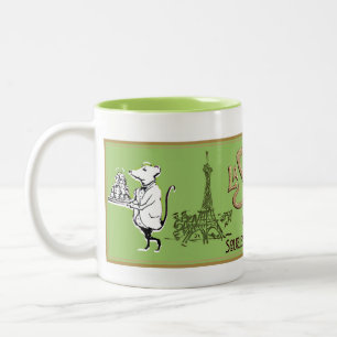 Taza Bicolor La Souris d'Or Paris Mousery Recuerdo