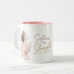 Taza Bicolor La suavidad es la fuerza