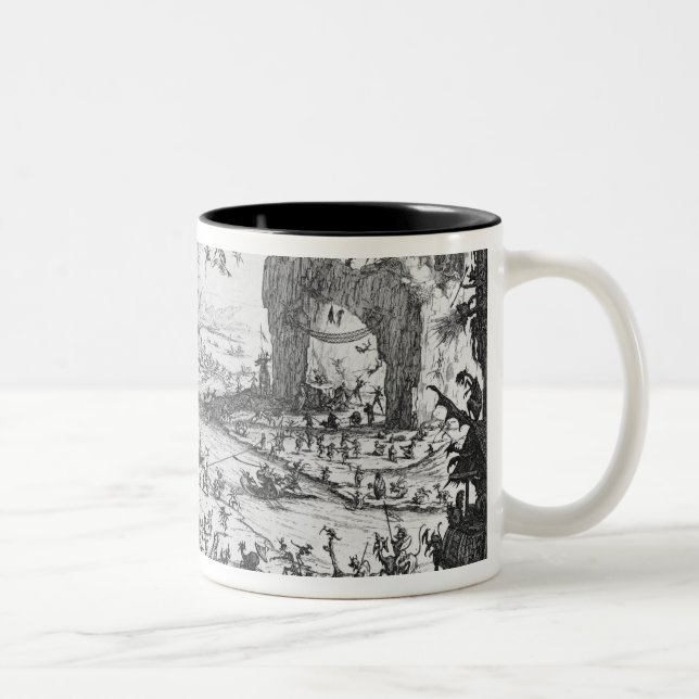 Taza Bicolor La tentación de St Anthony (Derecha)