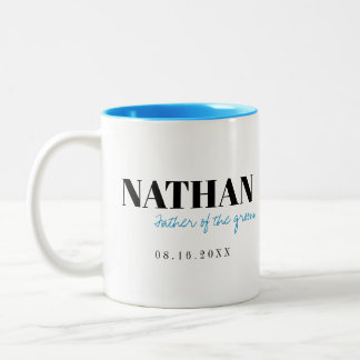 Taza Bicolor La Tipografía Moderna Personalizó Al Padre Del Cre