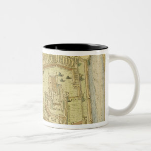 Taza Bicolor La torre de Londres, de una encuesta hecha en 1597