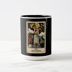 Taza Bicolor La Torre Tarot