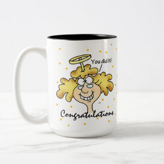 Taza Bicolor La victoria de la Dieta de Ángel Midge