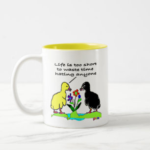 Taza Bicolor La Vida Es Demasiado Corta Para Perder El Tiempo O
