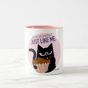 Taza Bicolor La vida es dulce — Mug