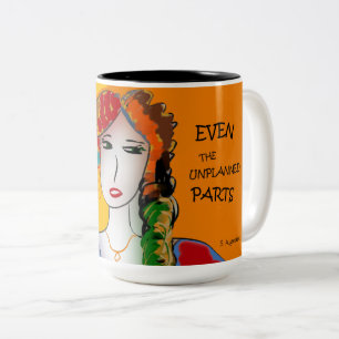 TAZA BICOLOR LA VIDA ES HERMOSA - INCLUSO LAS PIEZAS