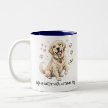 La vida es mejor con un Golden Retriever rescatado