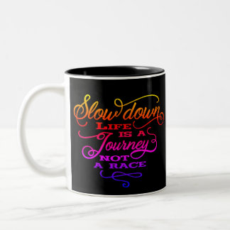Taza Bicolor La vida es un viaje