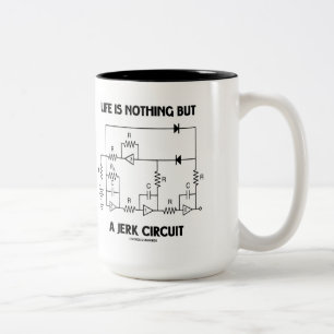 Taza Bicolor La Vida No Es Nada Más Que Un Humor Físico Del C