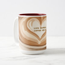 La vida sucede el café ayuda