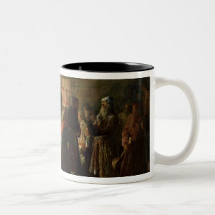 Taza Bicolor La visita de un hechicero a una boda campesina