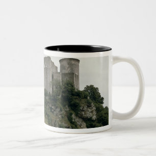Taza Bicolor La vista del viaje de Talbot y guarda de