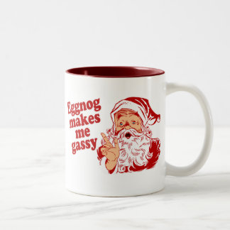 Taza Bicolor La yema hace Santa gaseoso
