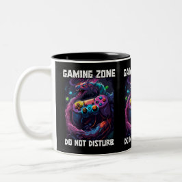 Taza Bicolor La zona de juegos no altera el arte de Guay Gamer 