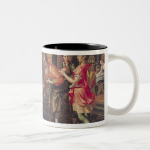Taza Bicolor Laban que presenta Eliezer a su padre, 1562