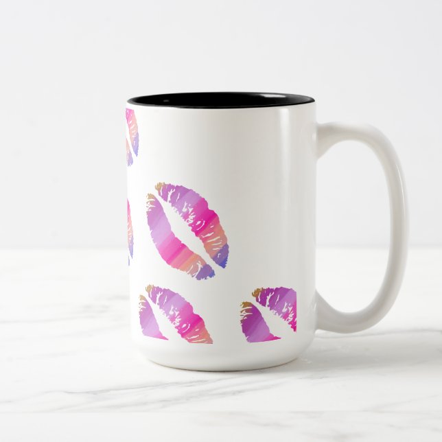 Taza Bicolor Labios estilizados #15 (Derecha)