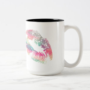 Taza Bicolor Labios estilizados #18