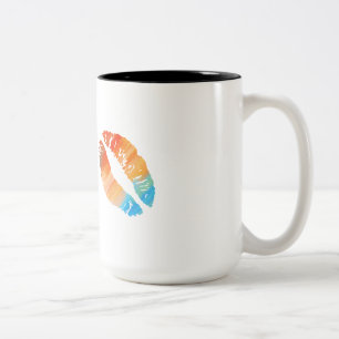 Taza Bicolor Labios estilizados #2