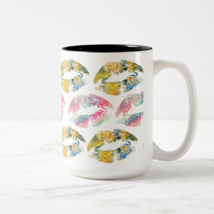 Taza Bicolor Labios estilizados #23