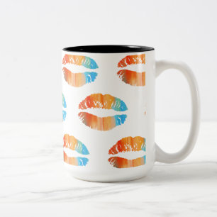Taza Bicolor Labios estilizados #9