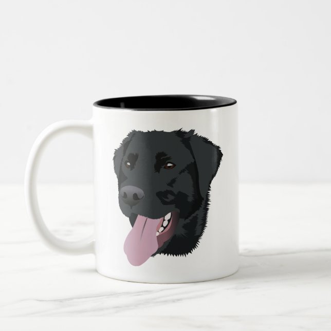 Taza Bicolor Laboratorio negro (Izquierda)