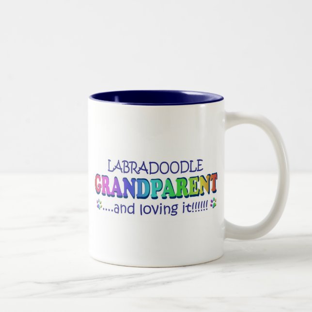 TAZA BICOLOR LABRADOODLE (Derecha)
