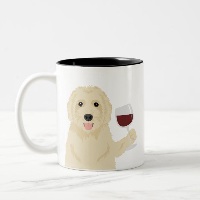Taza Bicolor Labradoodle Mugs (Izquierda)