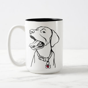 Taza Bicolor Labrador Retriever Mug