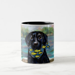 TAZA BICOLOR LABRADOR RETRIEVER NEGRO