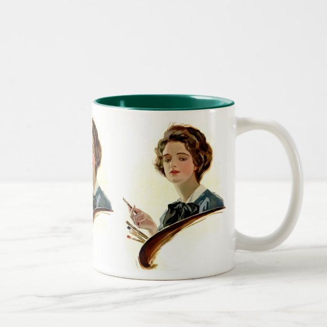 Taza Bicolor Lady Artist (Derecha)