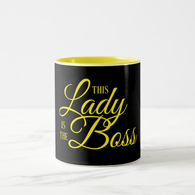 Taza Bicolor Lady BOSS (Centro)
