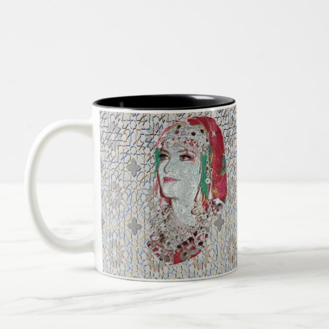 Taza Bicolor Lady of Atlas II (Izquierda)