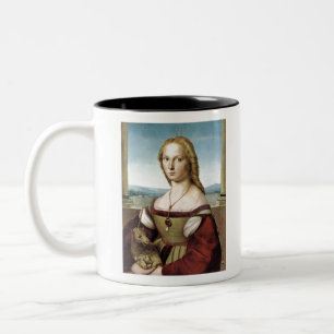 Taza Bicolor Lady with Unicorn - Raphael - c1506