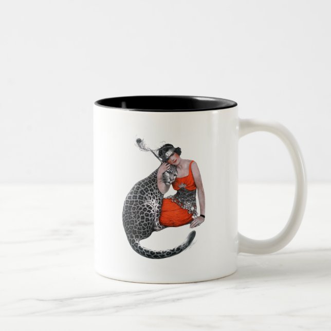 Taza Bicolor Lady y Leopard (Derecha)