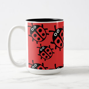 Taza Bicolor ladybird y Ladybug