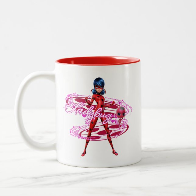 Taza Bicolor Ladybug y Tikki Graphic (Izquierda)