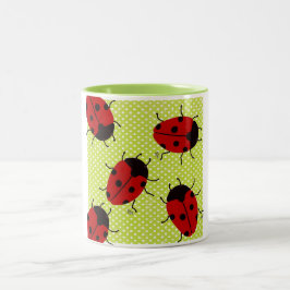 TAZA BICOLOR LADYBUGS