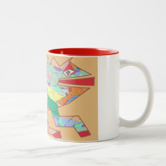 Taza Bicolor Lagarto
