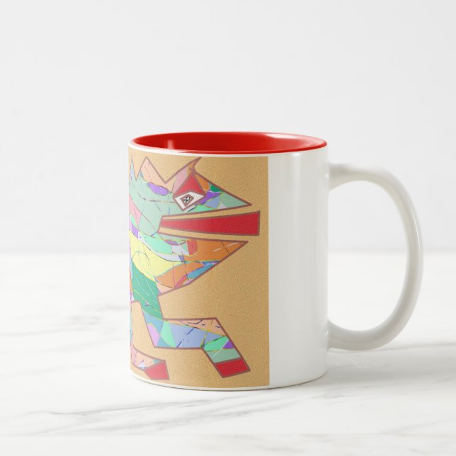 Taza Bicolor Lagarto (Derecha)