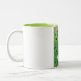 Taza Bicolor Lago Annecy, Alta Saboya, Francia