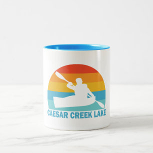 Taza Bicolor Lago Caesar Creek Ohio Kayak