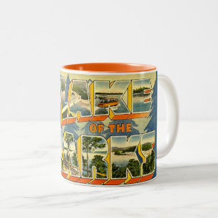 Taza Bicolor Lago de los Ozarks