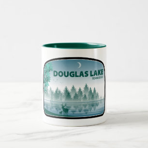 Taza Bicolor Lago Douglas Tennessee Ciervos