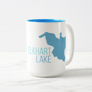 Taza Bicolor Lago Elkhart, Wisconsin
