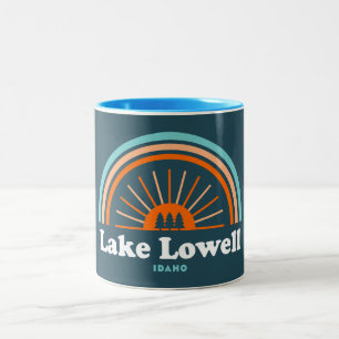 Taza Bicolor Lago Lowell Idaho Arcoiris