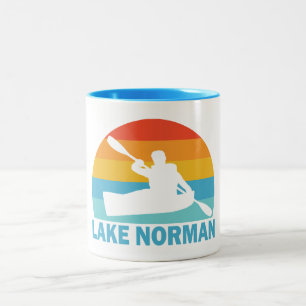 Taza Bicolor Lago Norman Carolina Kayak