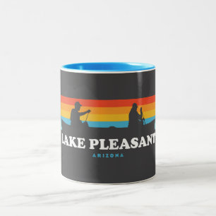 Taza Bicolor Lago Pleasant Arizona Canoe