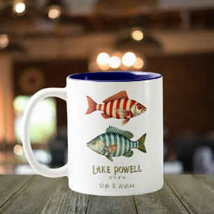 Taza Bicolor Lago Powell Utah Arizona