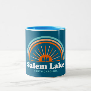 Taza Bicolor Lago Salem Carolina del Norte Arcoíris