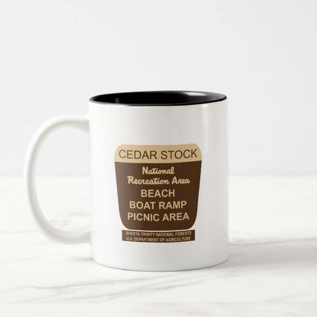 Taza Bicolor Lago Trinity Mug (Izquierda)